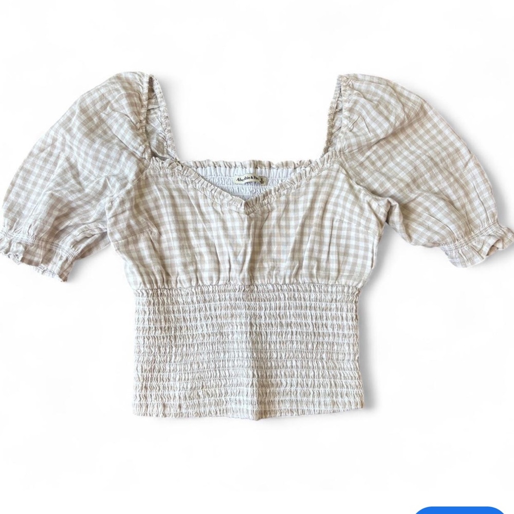 Abercrombie Gingham Blouse